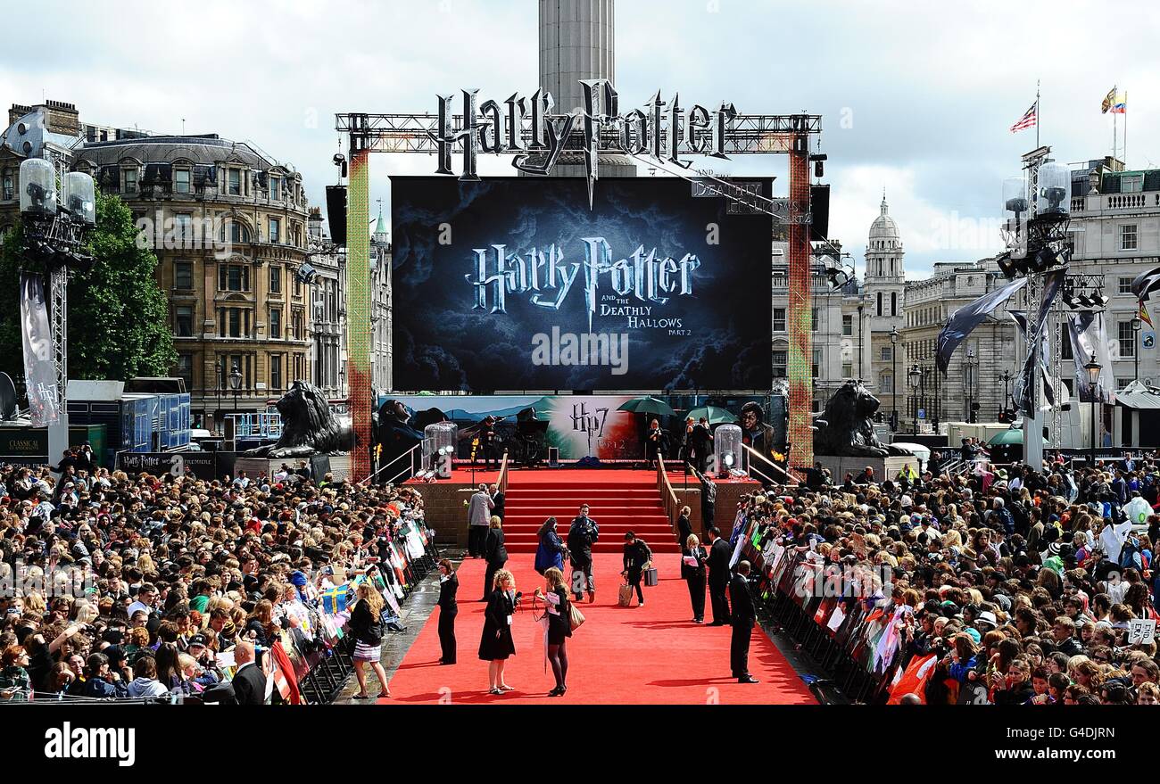 Harry Potter And The Deathly Hallows Part 2 UK Film Premiere London Stock Photo Alamy