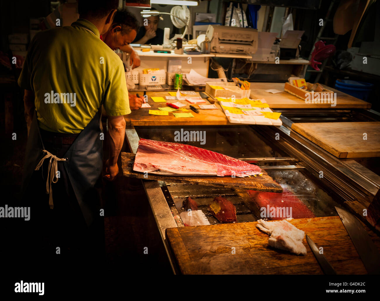 Tsukiji Fish Market in Tokyo Japan Stock Photo - Alamy