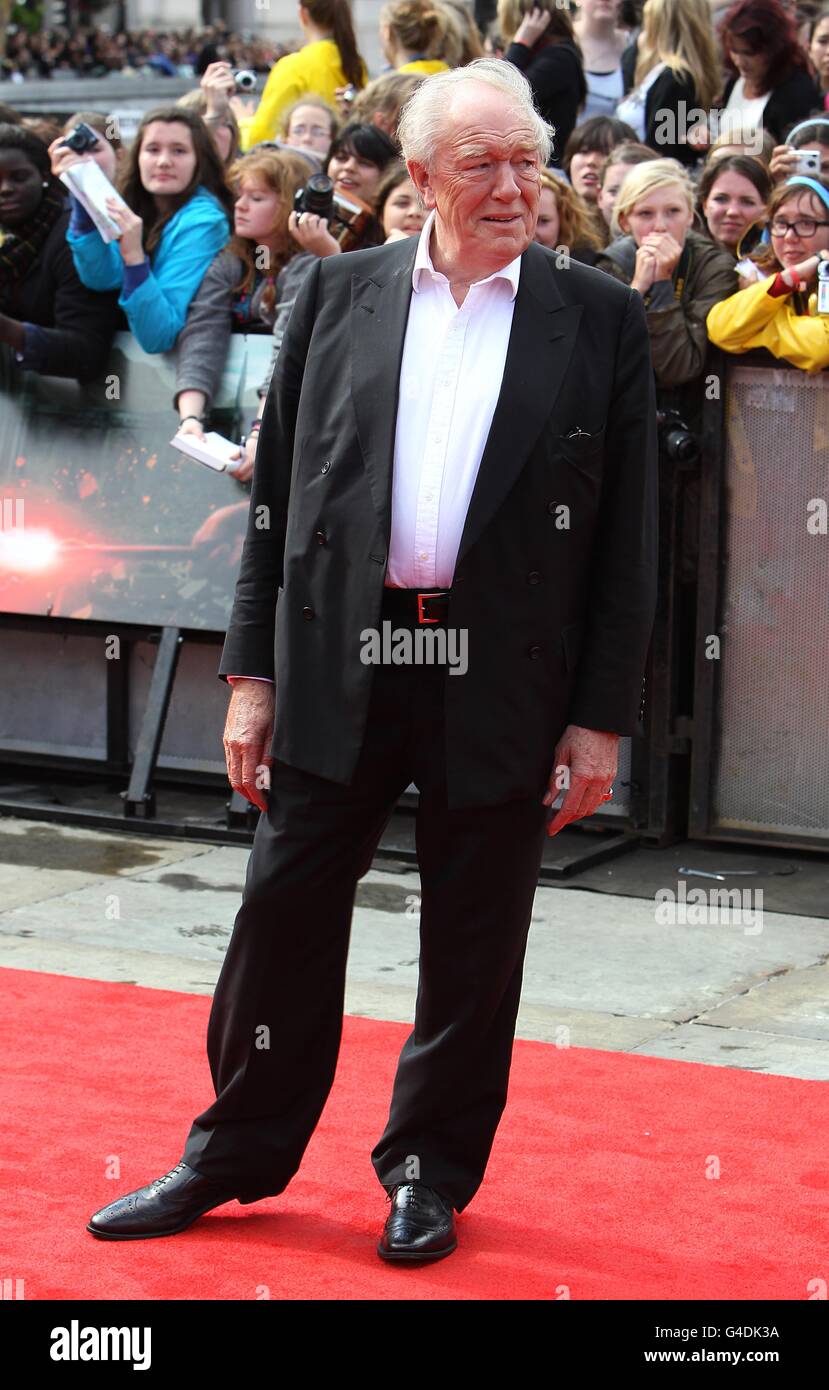 Michael Gambon arriving for the world premiere of Harry Potter And The Deathly Hallows: Part 2. Stock Photo