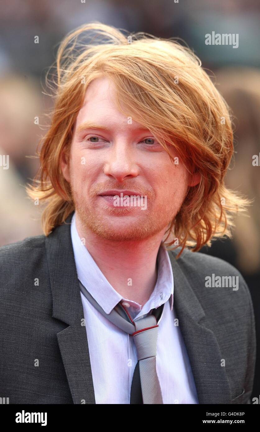 Domhnall Gleeson arriving for the world premiere of Harry Potter And The Deathly Hallows: Part 2. Stock Photo