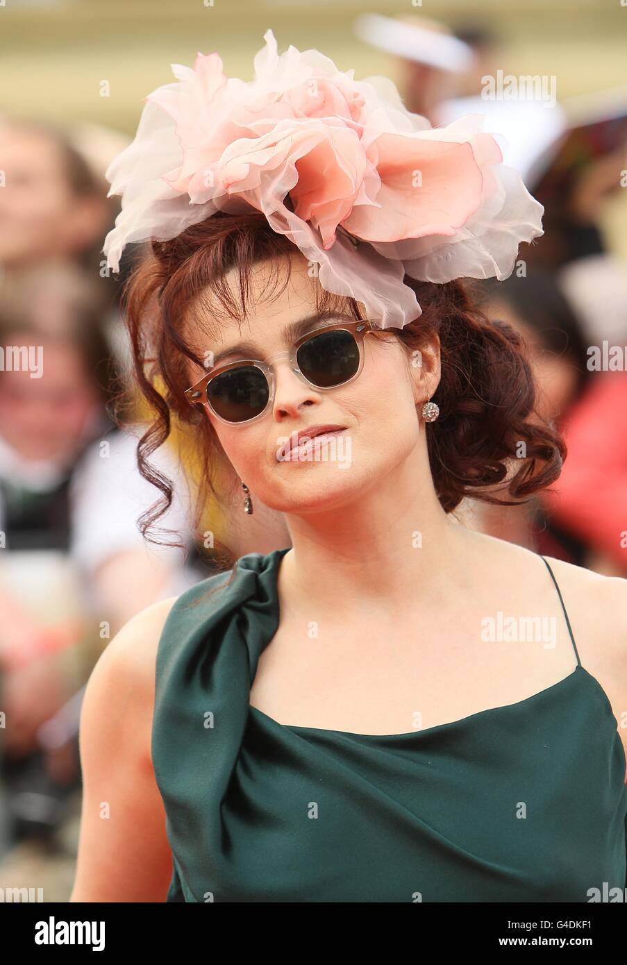 Helena Bonham-Carter arriving for the world premiere of Harry Potter And The Deathly Hallows: Part 2. Stock Photo