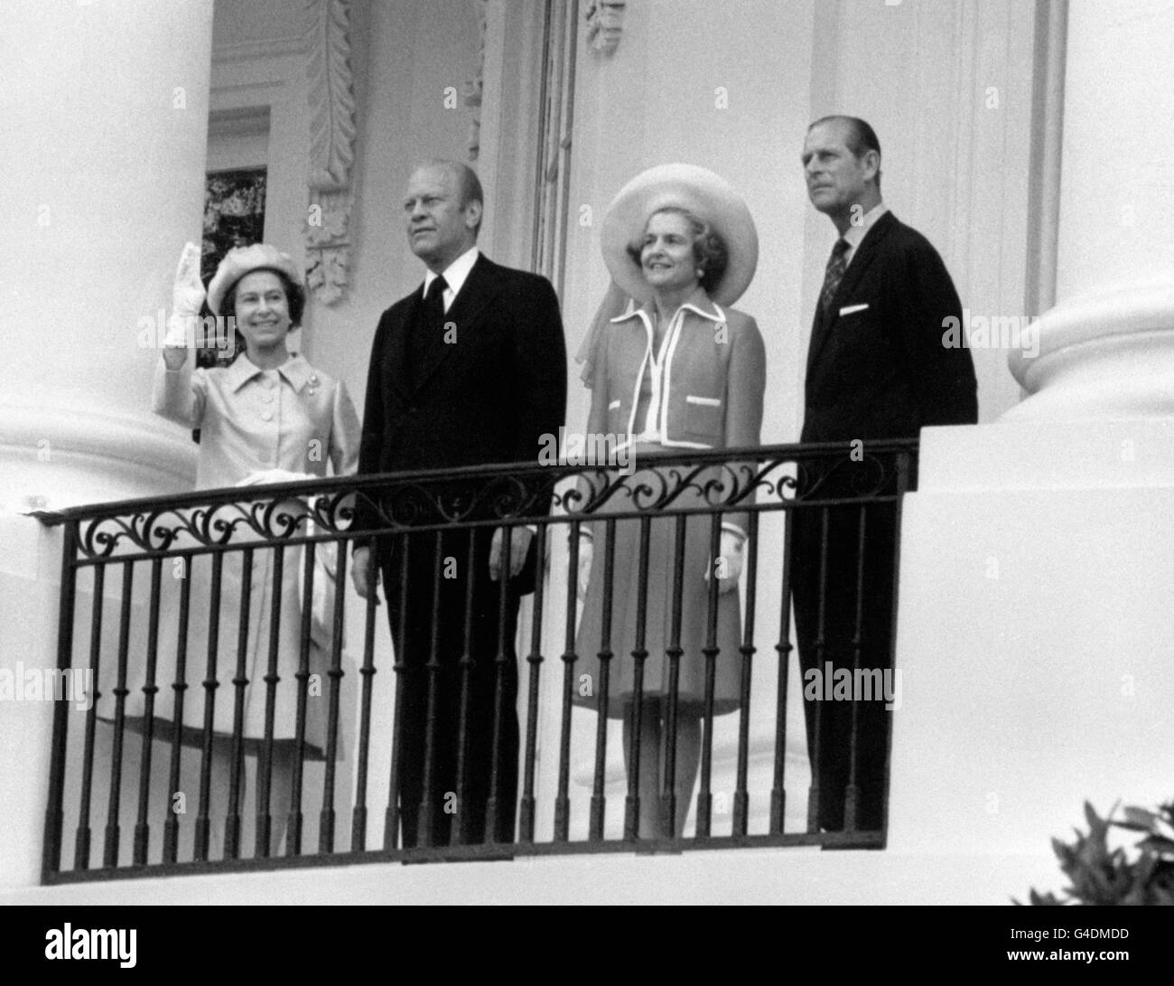 Royalty Queen Elizabeth II USA State Visit Washington DC Stock