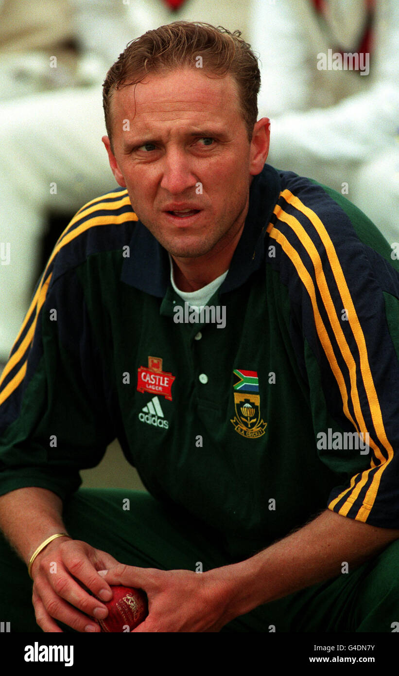 SOUTH AFRICAN CRICKETERS Stock Photo Alamy