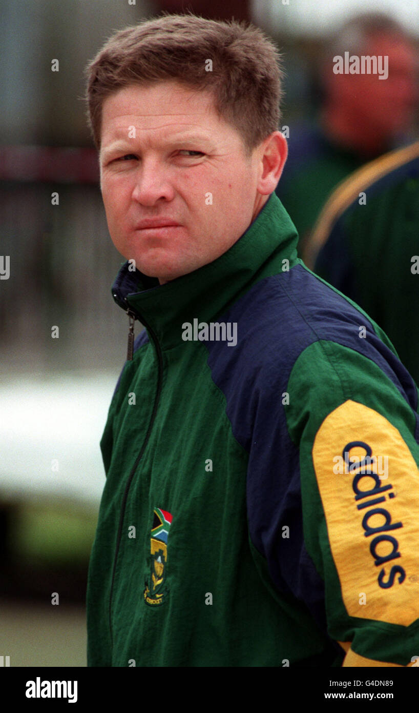 SOUTH AFRICAN CRICKETERS Stock Photo Alamy