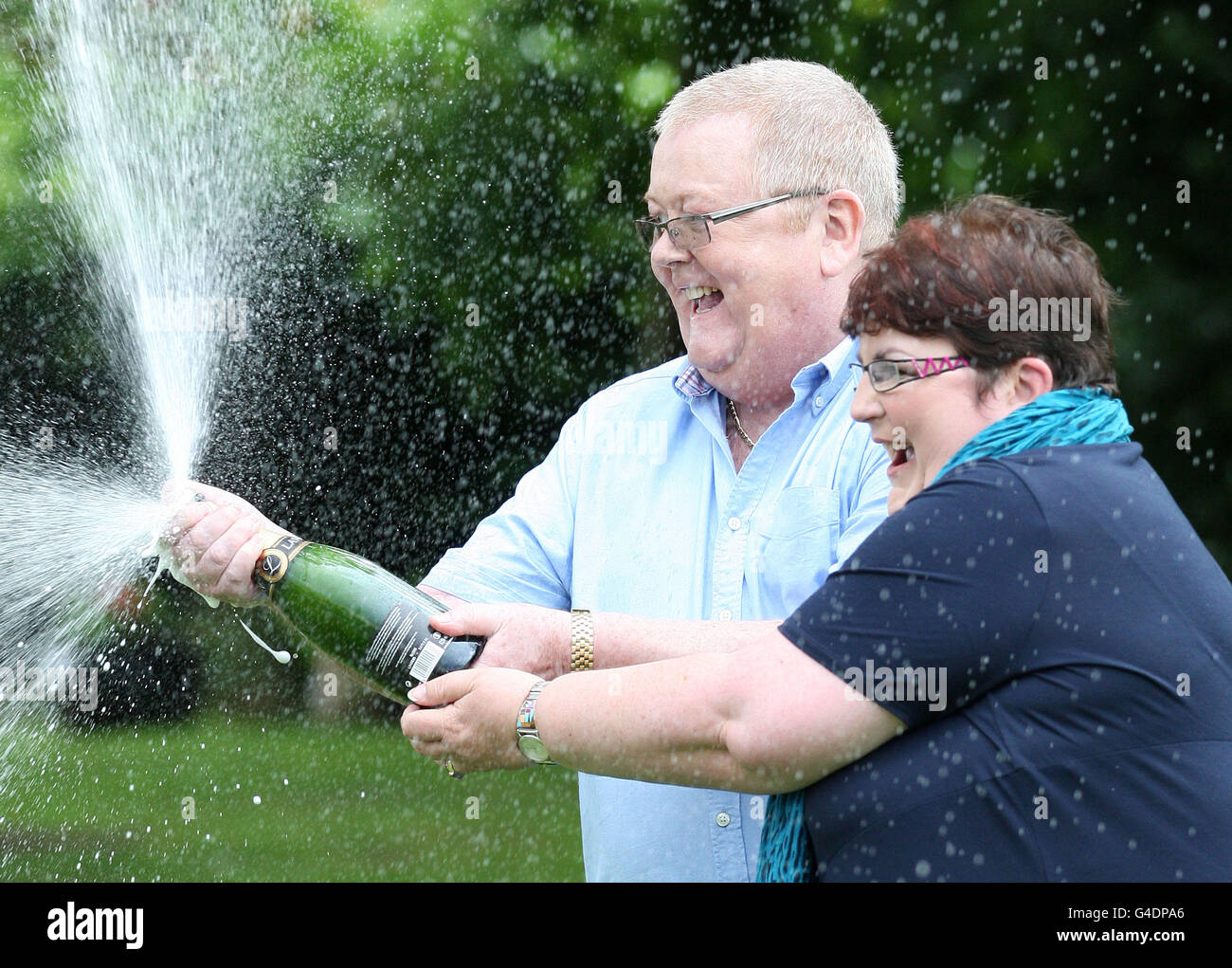 EuroMillions lottery winners. 161 million in Tuesday's EuroMillions draw. Stock Photo