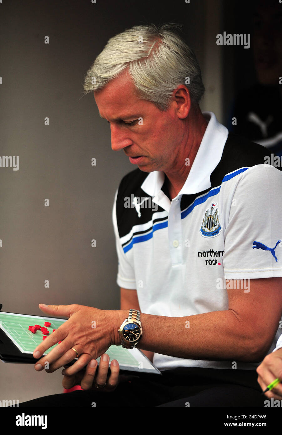 Soccer - Pre Season Friendly - Darlington v Newcastle United - The Darlington Arena Stock Photo