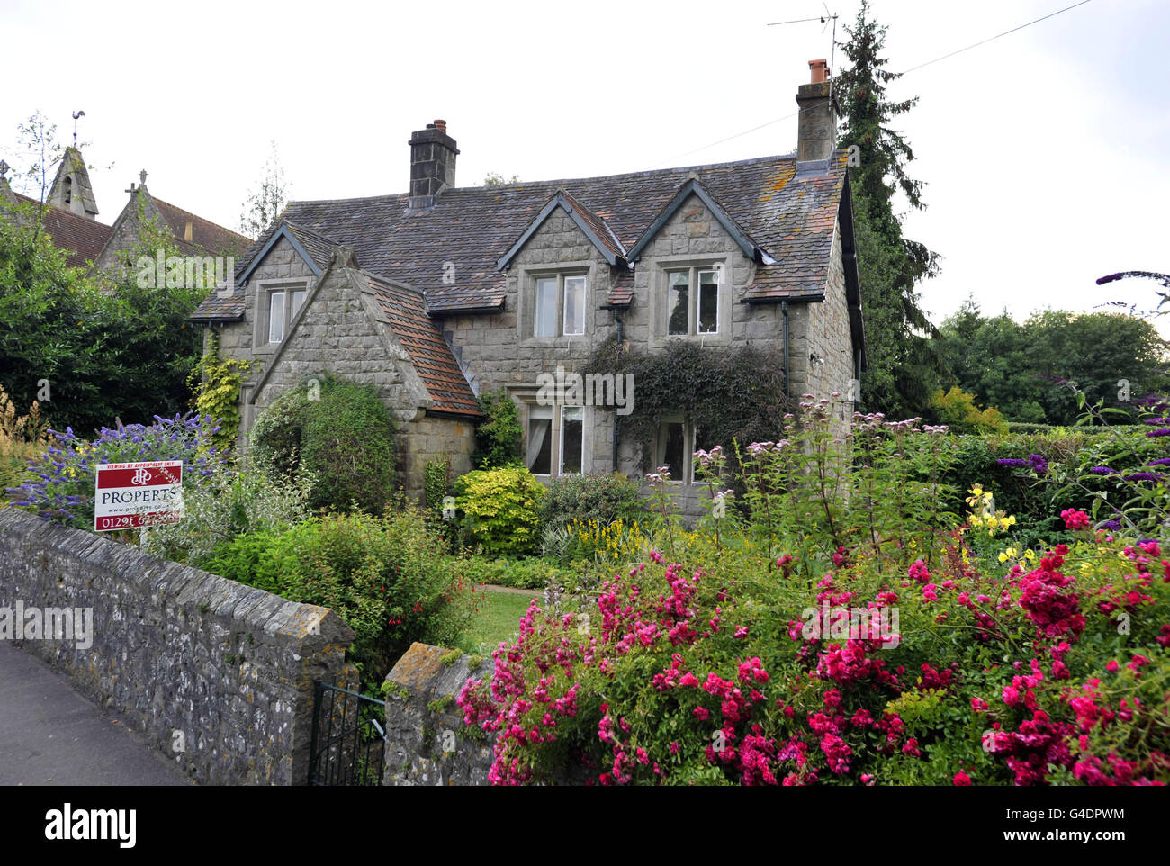 Author JK Rowling's childhood home, Church Cottage, in Tutshill which