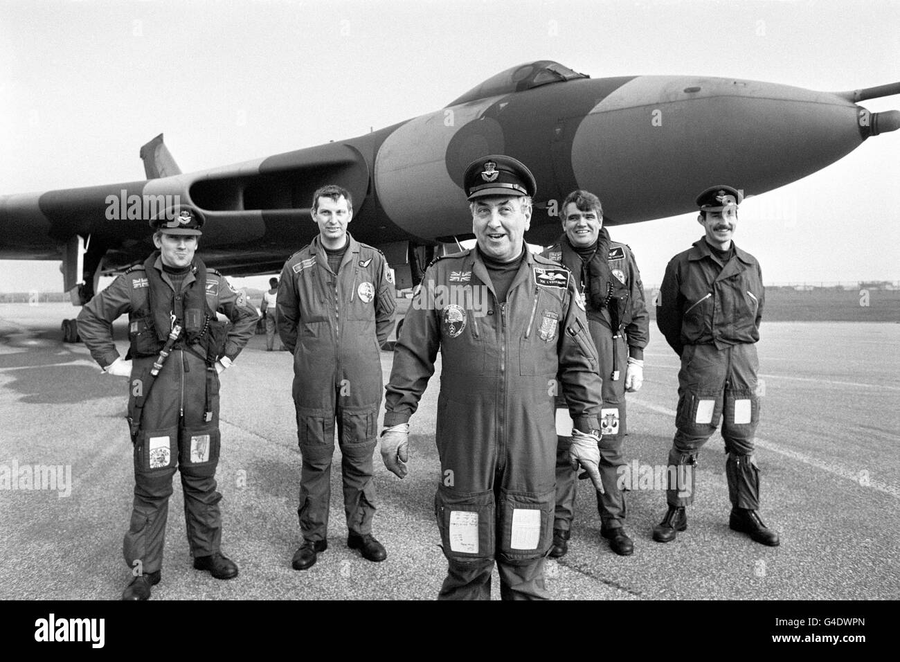 Aviation Last Vulcan Flight RAF Waddington Stock Photo Alamy