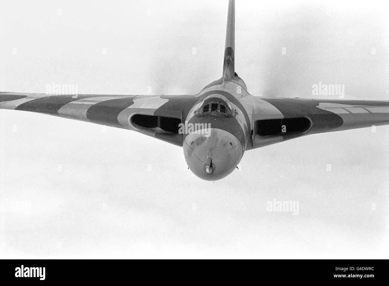 Aviation Last Vulcan Flight RAF Waddington Stock Photo Alamy
