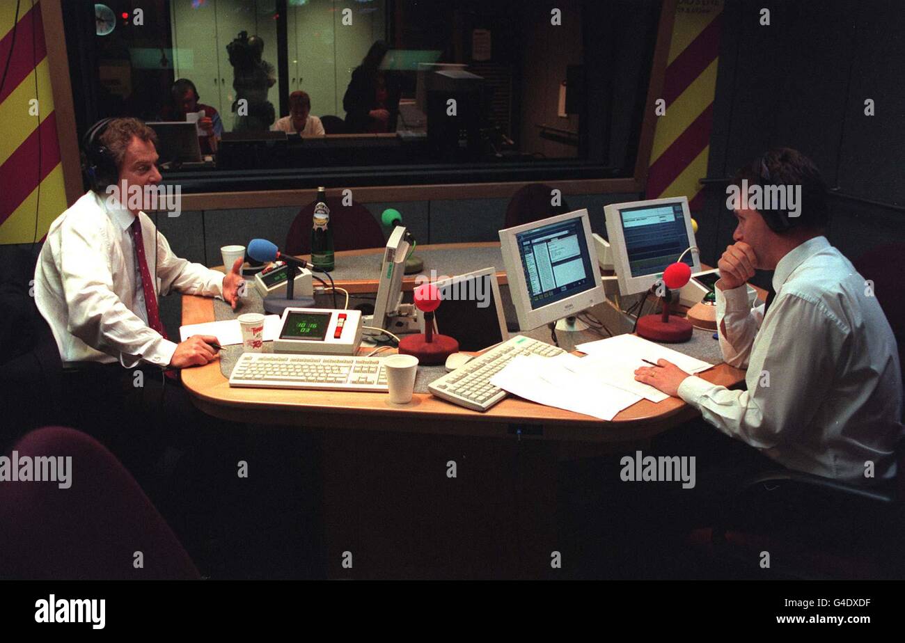 BLAIR Radio 5 live 4 Stock Photo Alamy