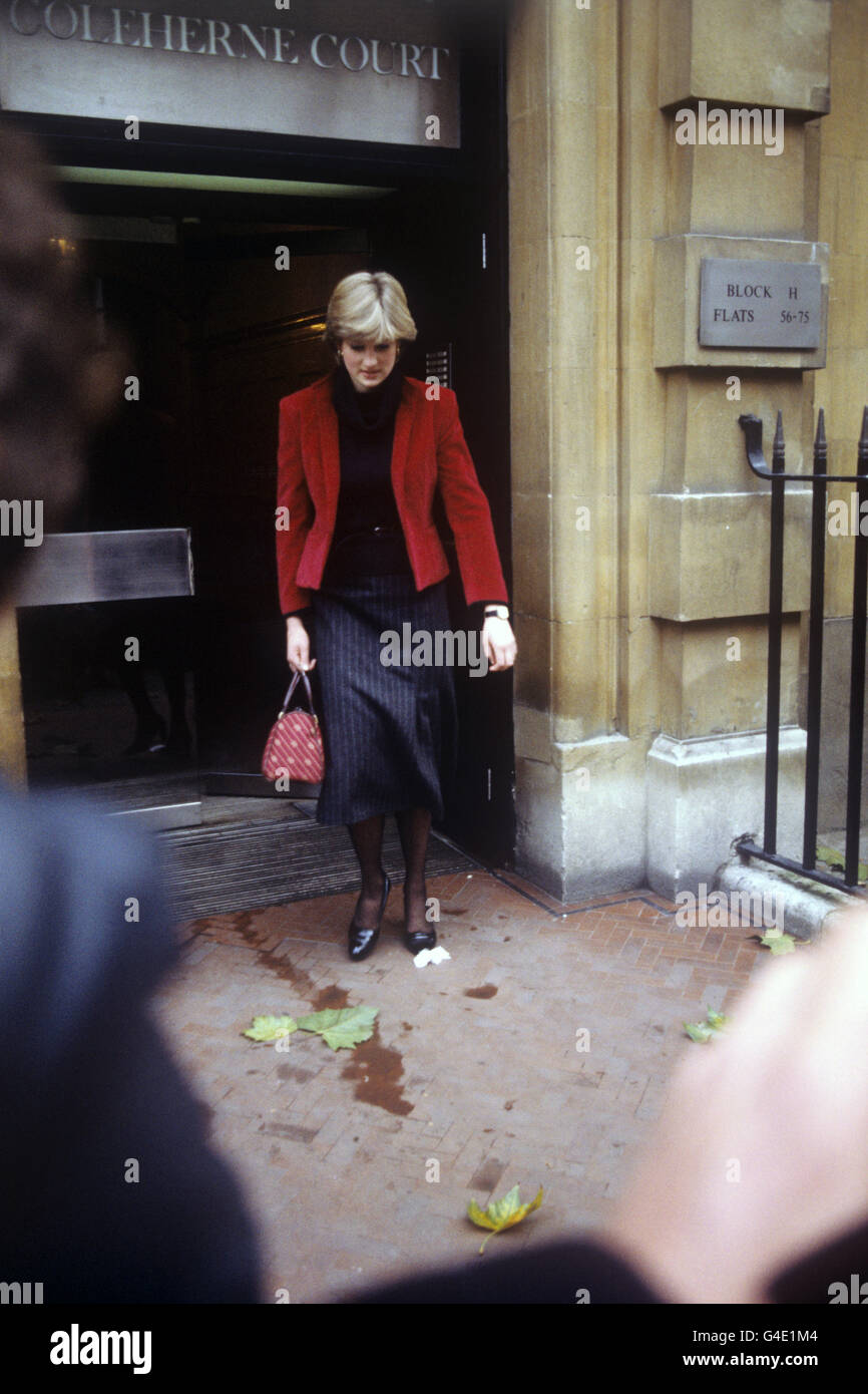 Royalty - Lady Diana Spencer - Knightsbridge, London Stock Photo