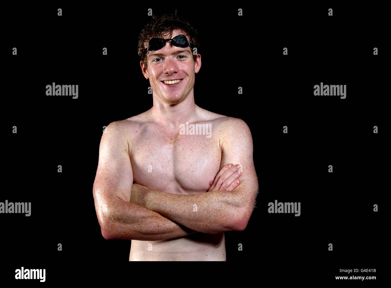 Swimming Team GB Media Day Stockport Grand Central Pool Stock Photo