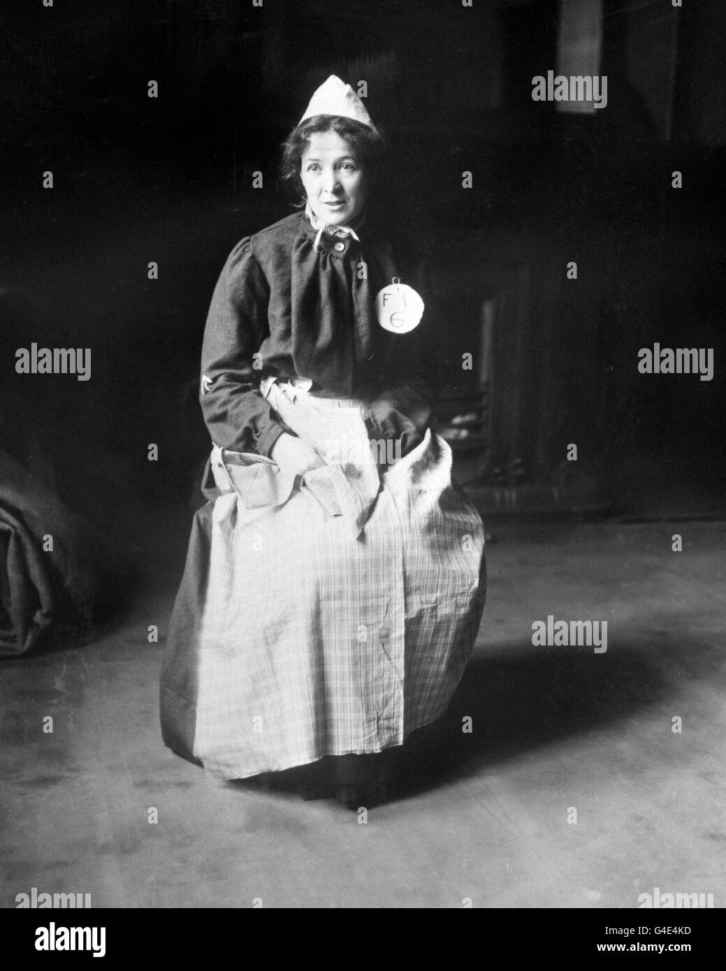 Politics - Emmeline Pankhurst - 1910 Stock Photo