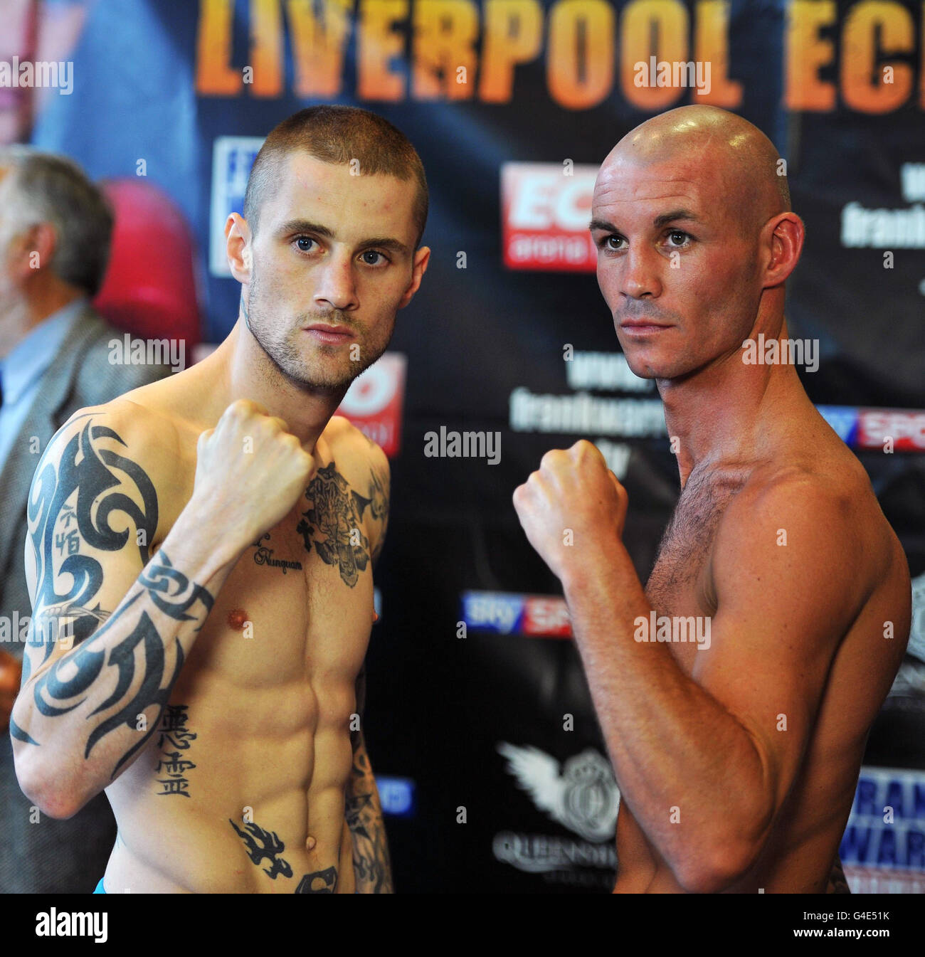 Boxing WBO World SuperFeatherweight Championship Title Weigh In