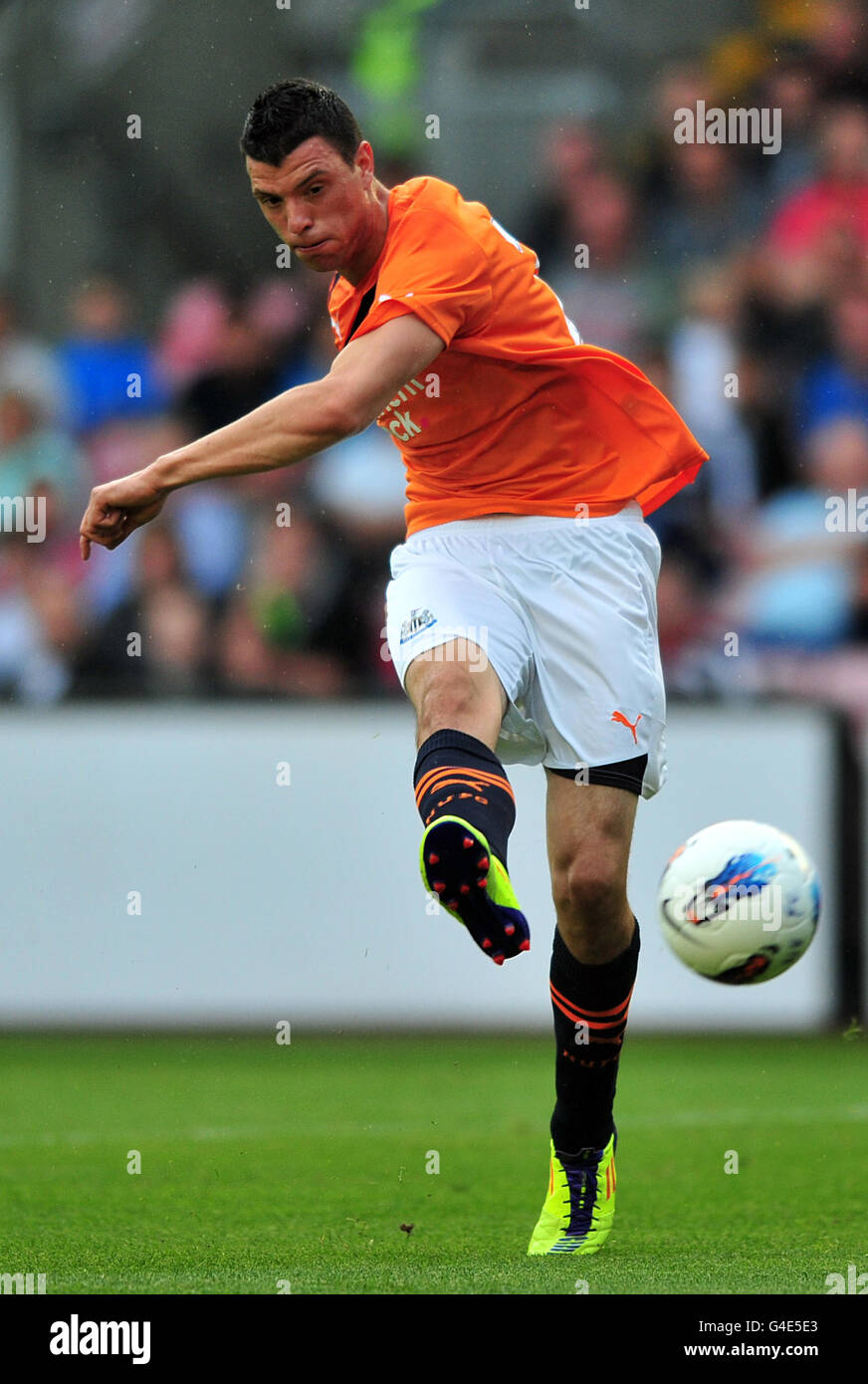 Soccer - Pre Season Friendly - Darlington v Newcastle United - The Darlington Arena Stock Photo