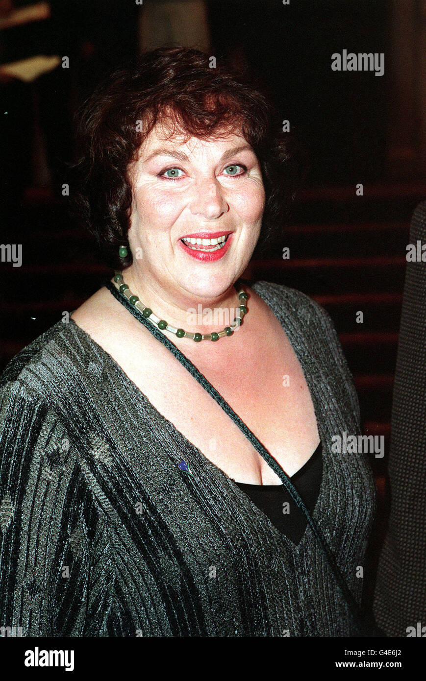 ACTRESS PAM FERRIS AT THE TV QUICK AWARDS AT THE GROSVENOR HOUSE HOTEL