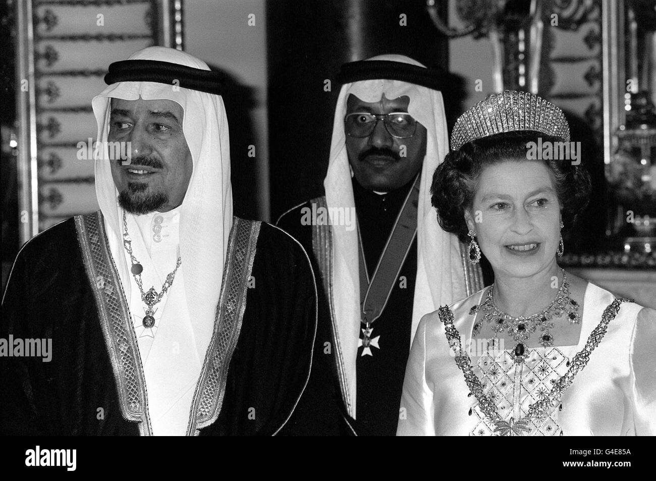 Royalty - King Khalid of Saudi Arabia State Visit - London Stock Photo
