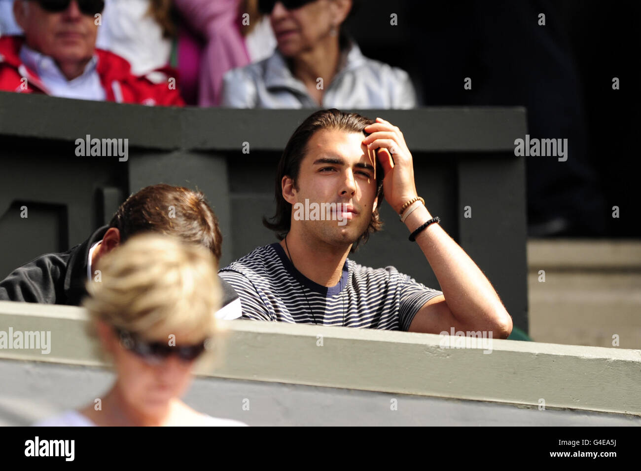 Tennis - 2011 Wimbledon Championships - Day Ten - The All England Lawn Tennis and Croquet Club Stock Photo