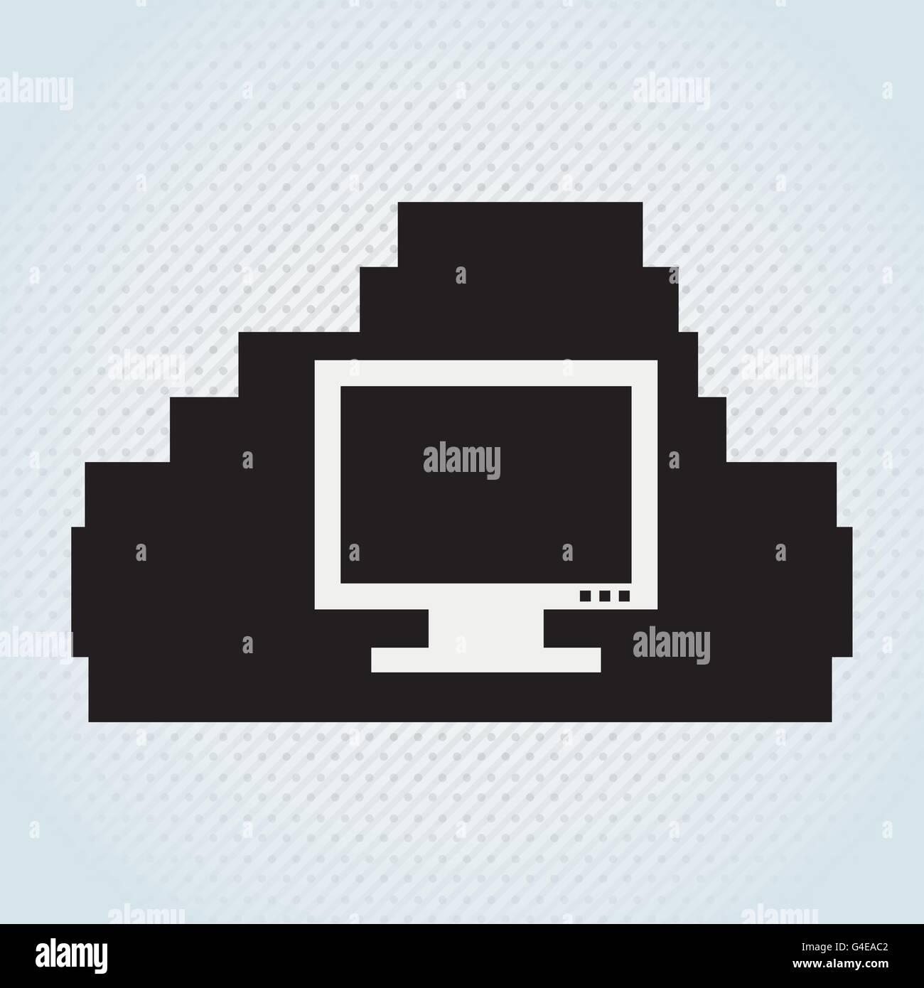 computer technology design Stock Vector