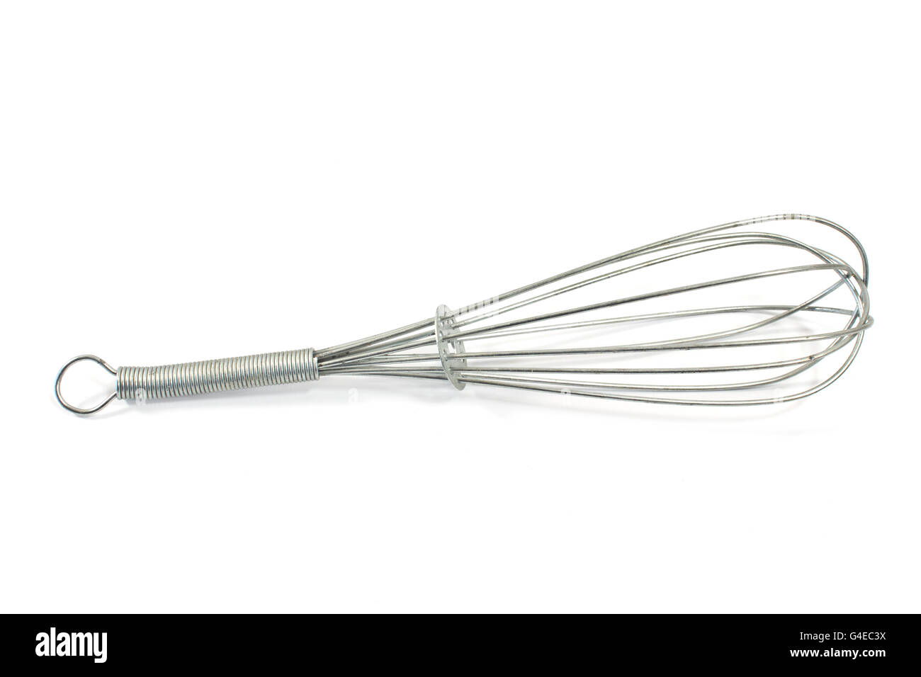 Wire whisk isolated on white Stock Photo