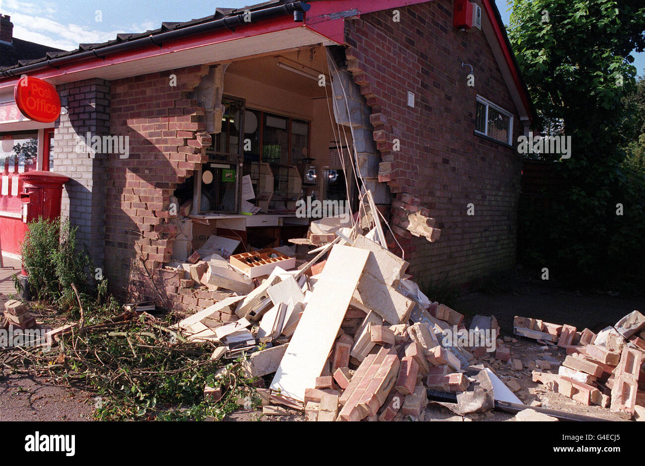 POLICE Robbery post office Stock Photo Alamy