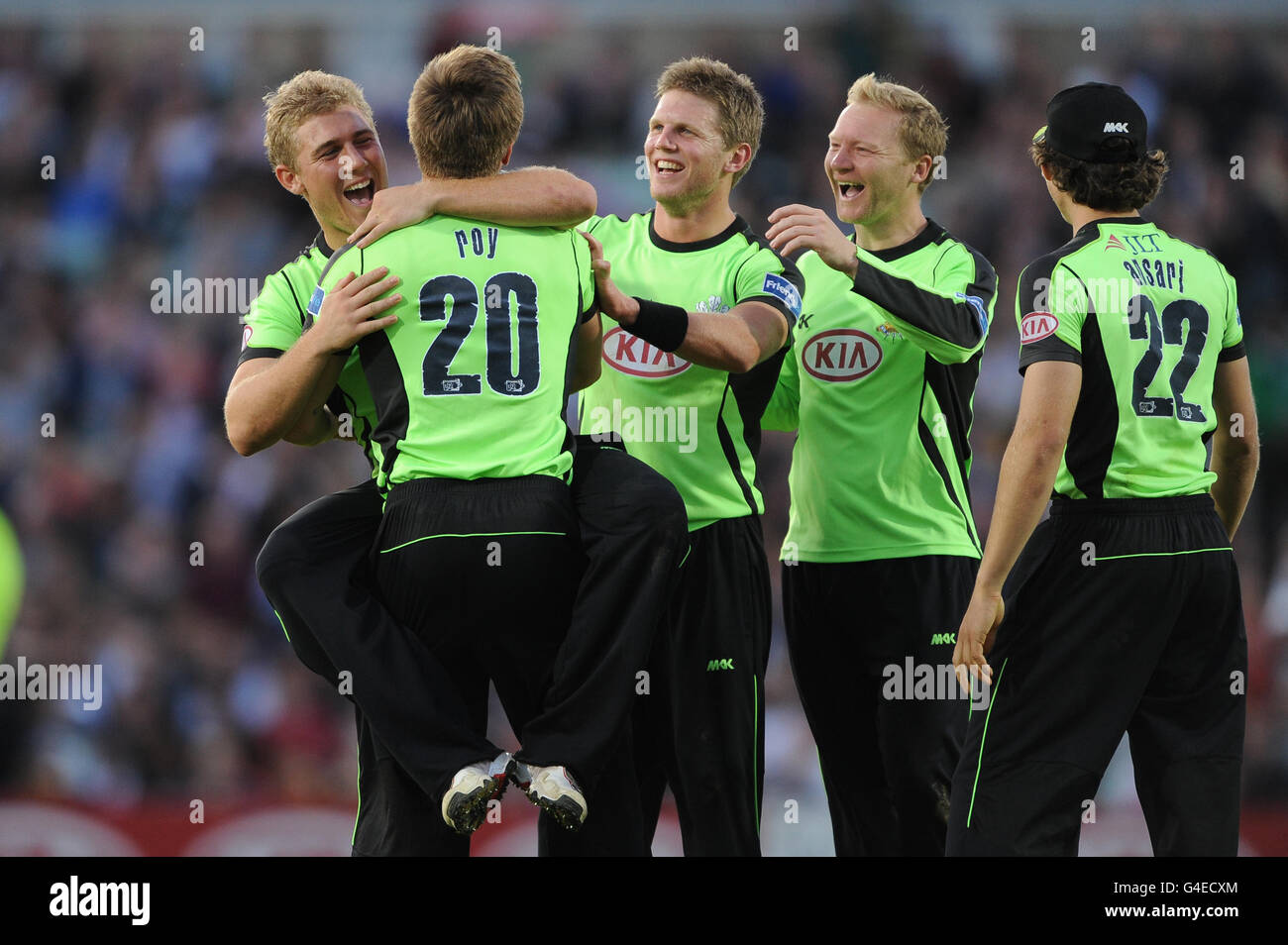 Cricket - Friends Life Twenty20 - South Group - Surrey Lions v Hampshire Royals - The Kia Oval Stock Photo