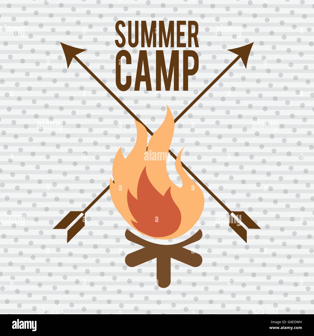 summer camp design Stock Vector Image & Art - Alamy