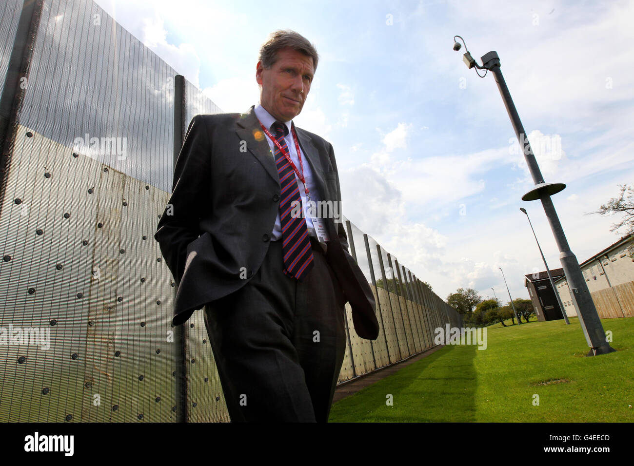 Cabinet Secretary for Justice Kenny MacAskill during a visit to HMP Cornton Vale in Stirling. Stock Photo