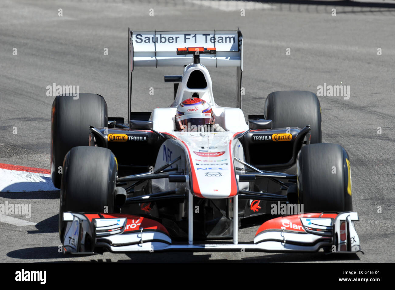 Motor Racing - Formula One World Championship - Monaco Grand Prix - Qualifying Day - Monaco. Kamui Kobayashi, Sauber Stock Photo