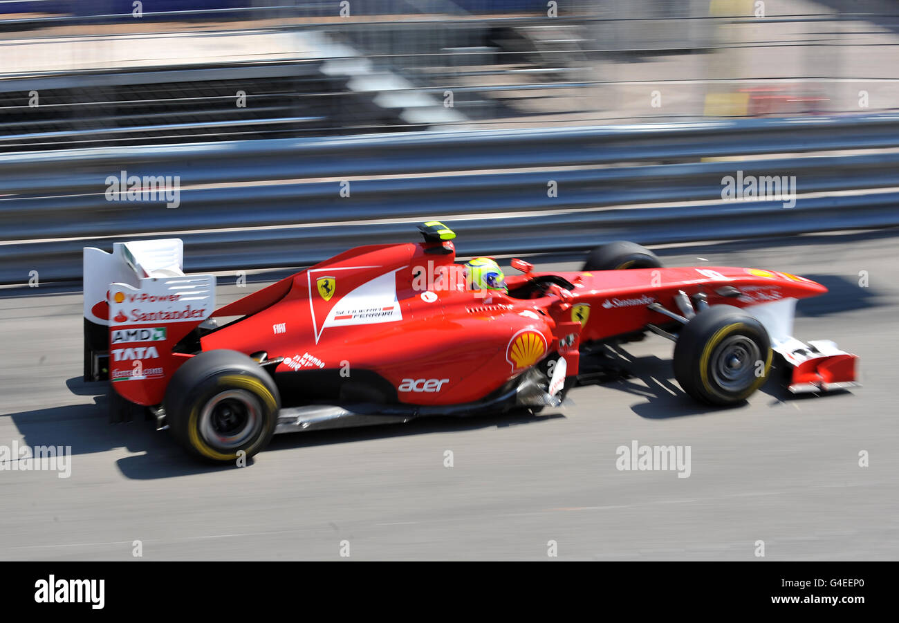 Motor Racing - Formula One World Championship - Monaco Grand Prix - Practice Day - Monaco. Ferrari's Felipe Massa during the Practice Session of the Monaco Grand Prix, Monte Carlo. Stock Photo