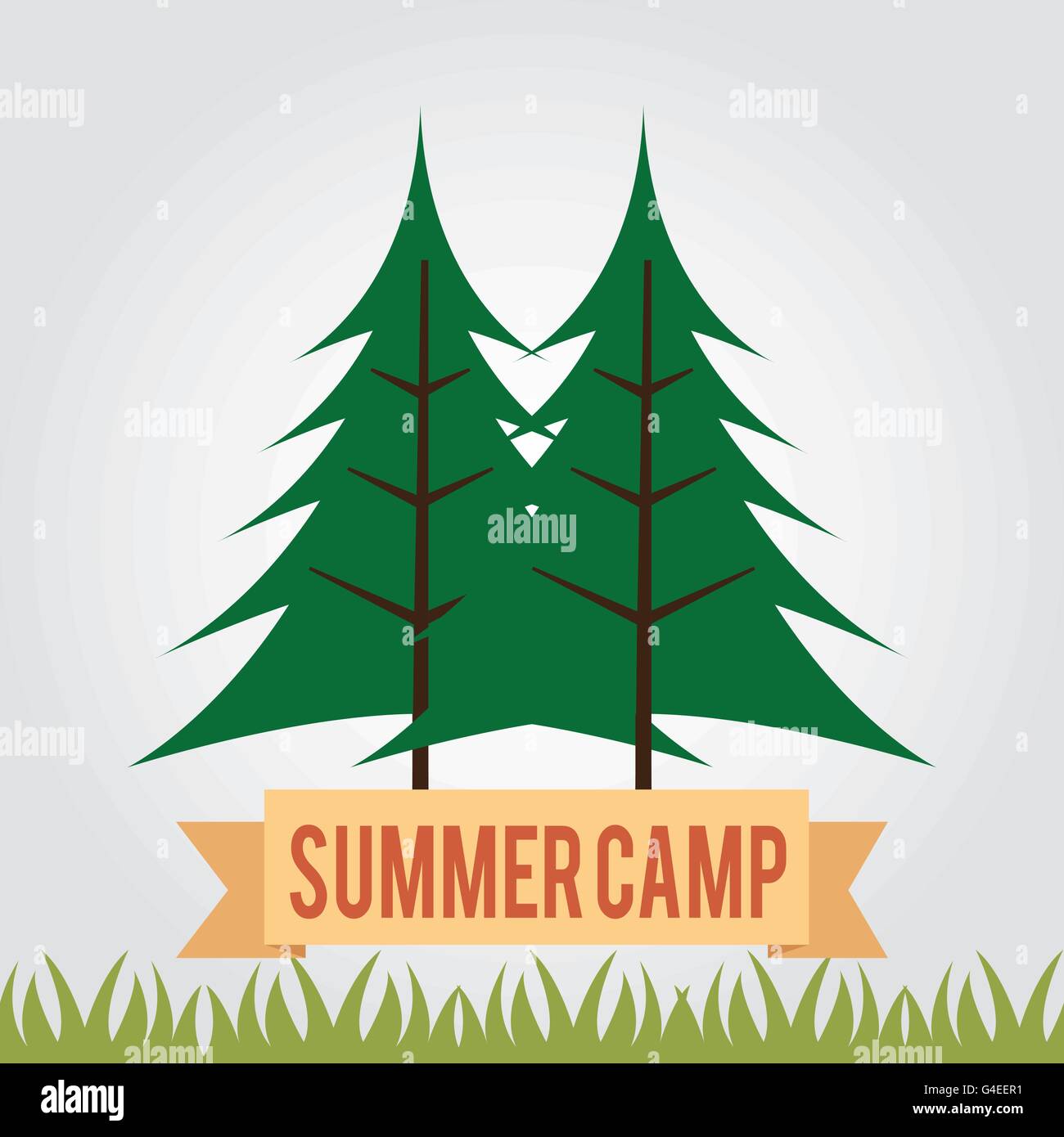 summer camp design Stock Vector Image & Art - Alamy