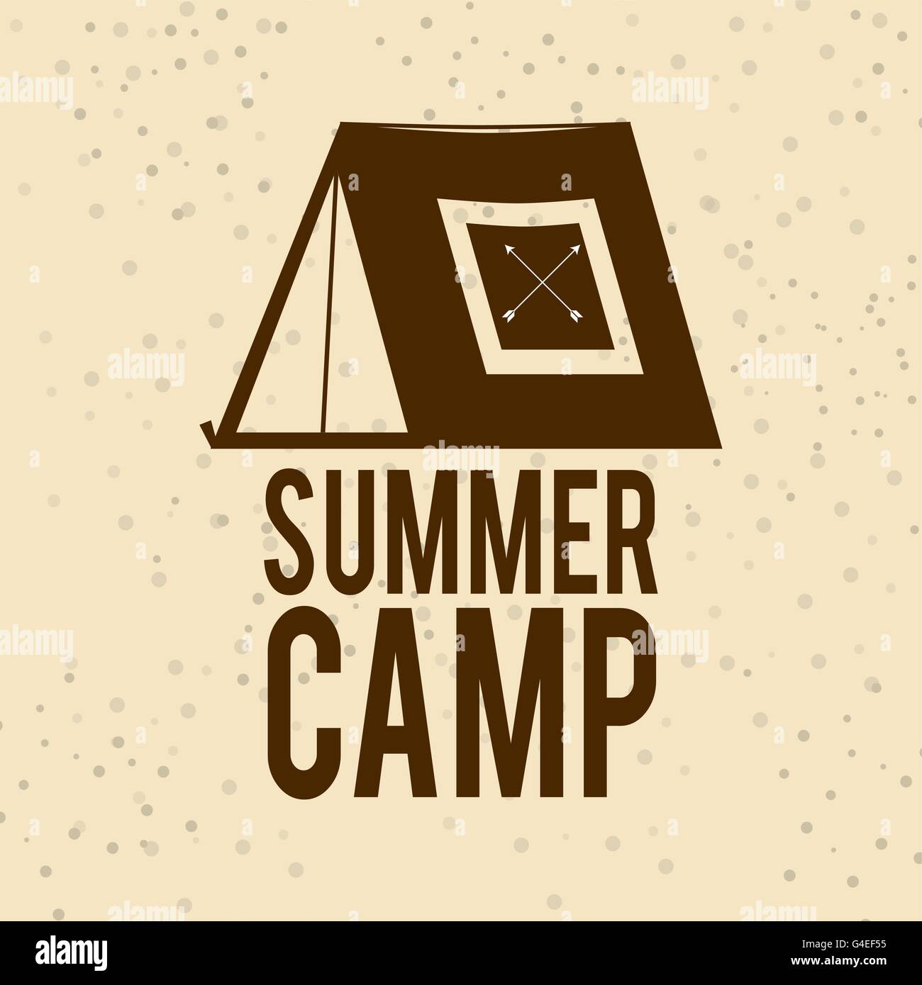 summer camp design Stock Vector Image & Art - Alamy