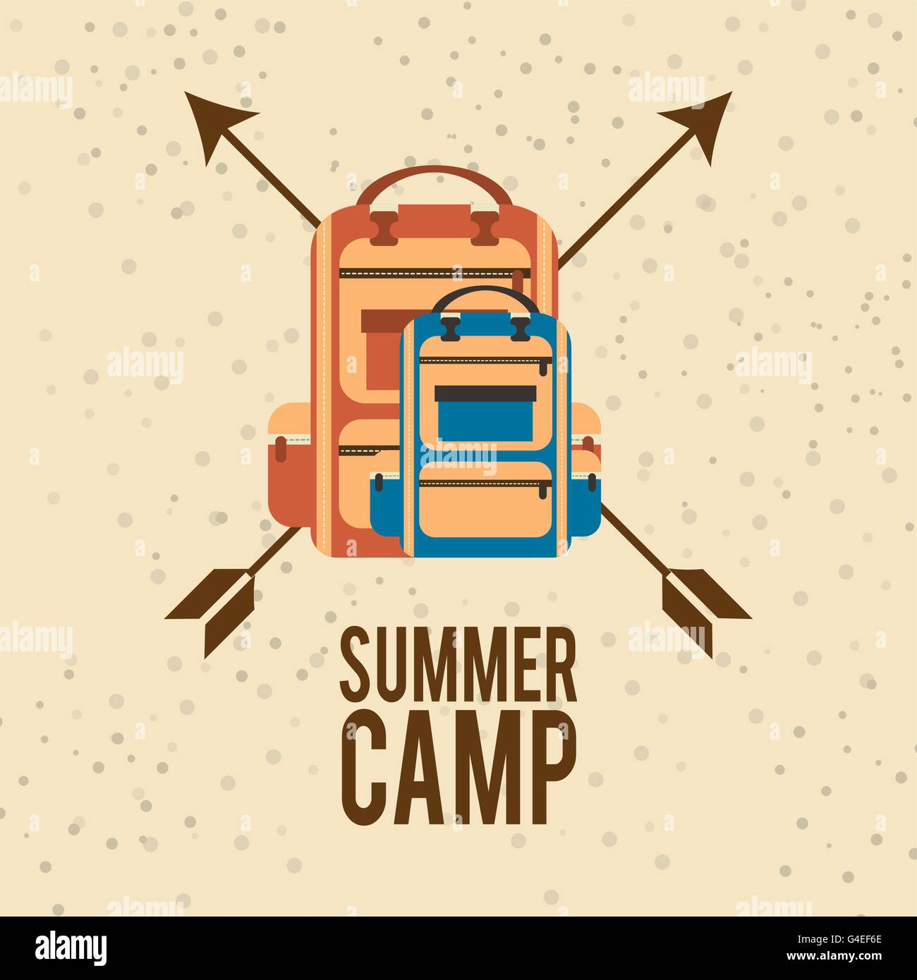 summer camp design Stock Vector Image & Art - Alamy