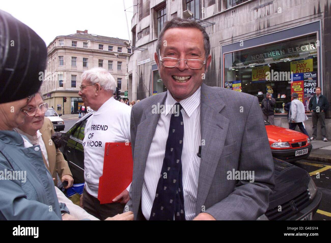 Dr Dave Moor, who had a practice in the West End of Newcastle, arrives