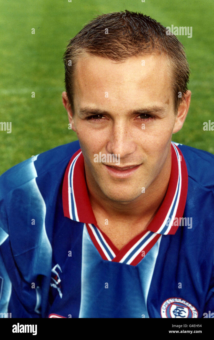 PA NEWS PHOTO 31/8/98 TOM CURTIS OF CHESTERFIELD F.C. Stock Photo