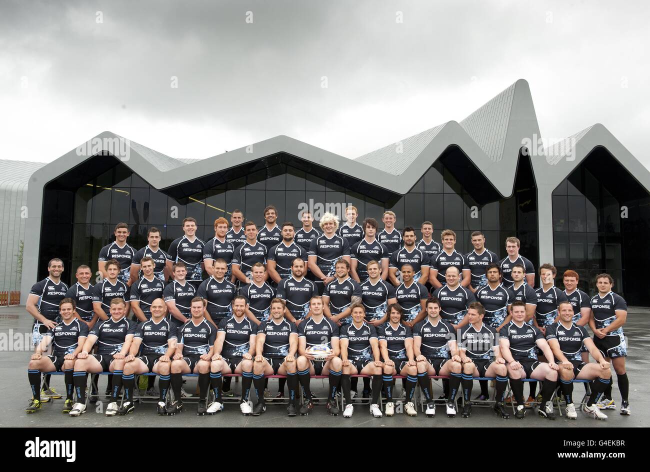Glasgow Warriors During Their Official Photo At The Riverside Museum Hi glasgow-warriors-during-their-official-photo-at-the-riverside-museum-hi