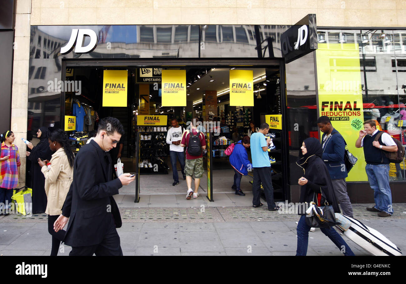 Stock Oxford Street Stock Photo