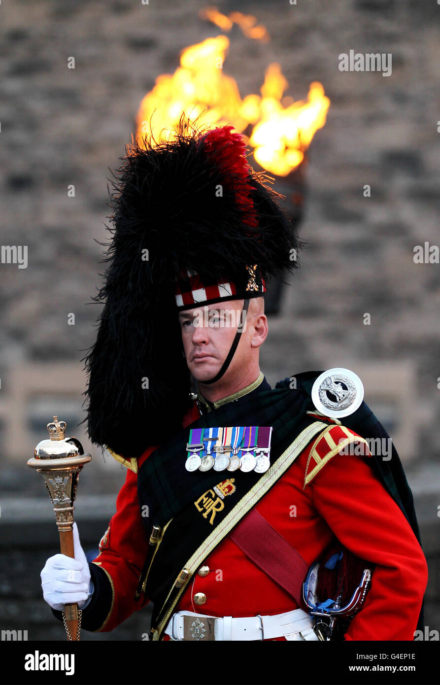 Military drum major hi-res stock photography and images - Alamy