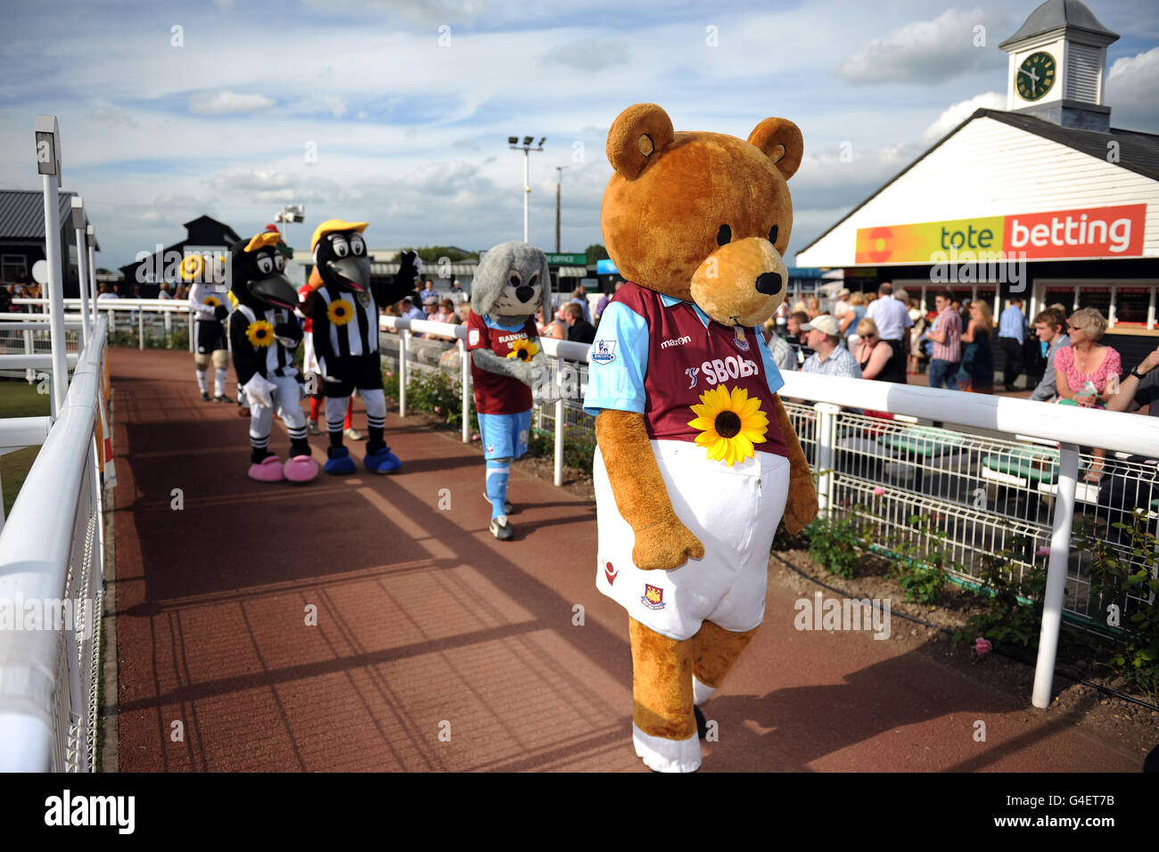 The west ham united mascot bubbles hires stock photography and images