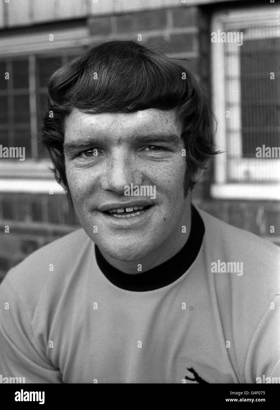 HUGH CURRAN : 1970. PA NEWS PHOTO 31/8/70 HUGH CURRAN, FOOTBALLER OF WOLVERHAMPTON WANDERERS F.C. Stock Photo