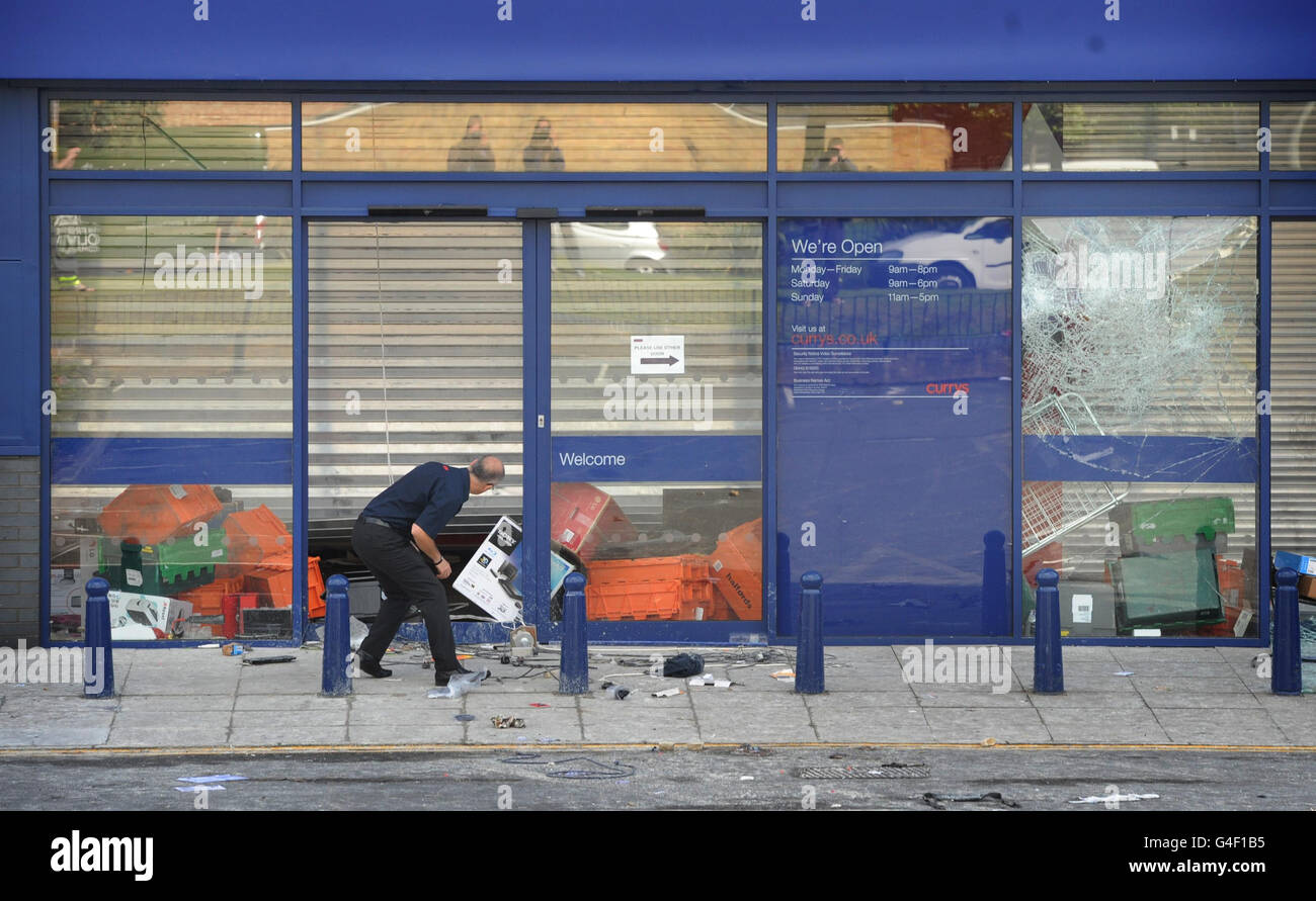Shooting in Tottenham Hale Stock Photo