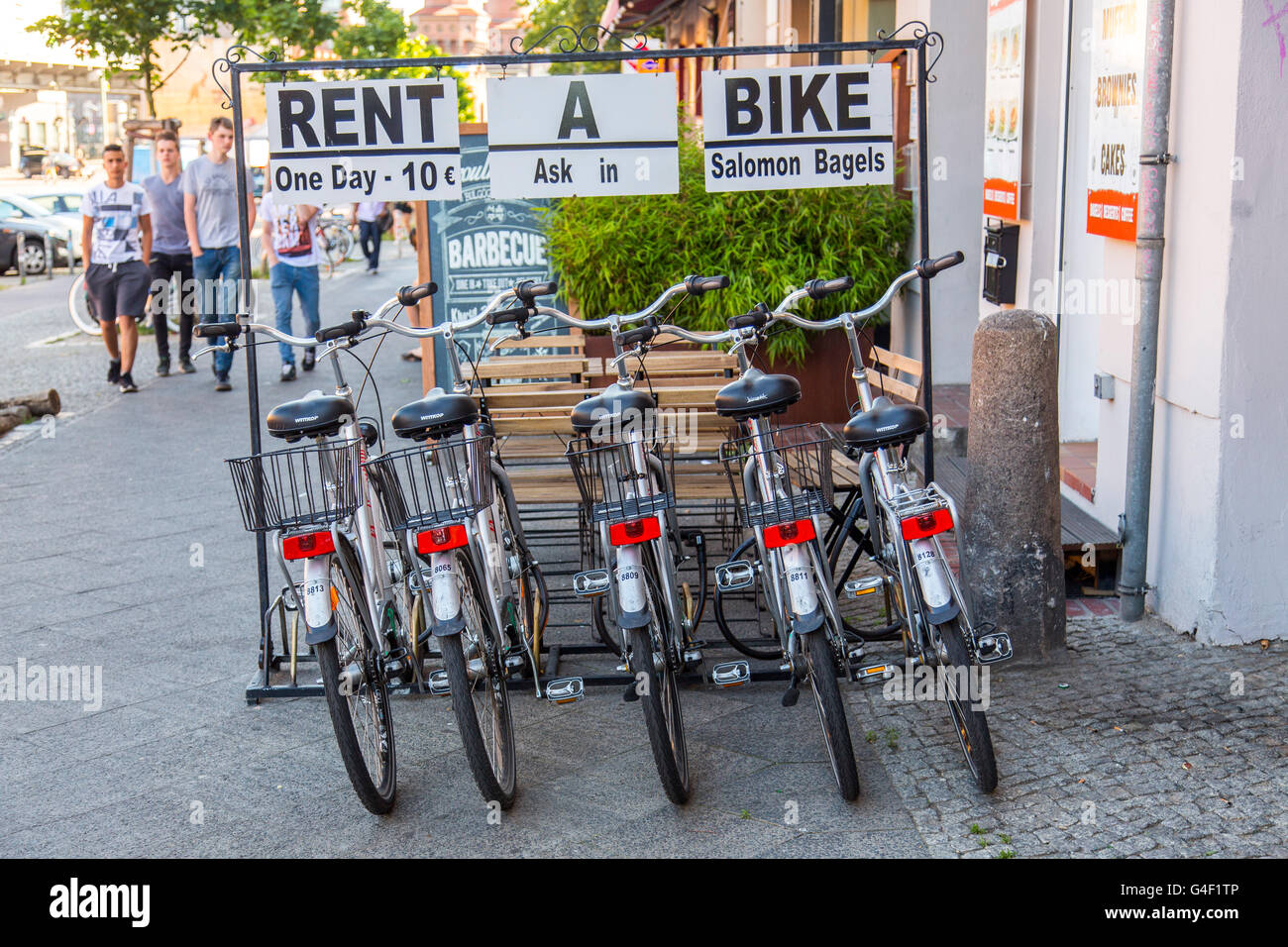 Bicycle Rental, Rent a Bike, station at a store in Berlin, bike hire at ...