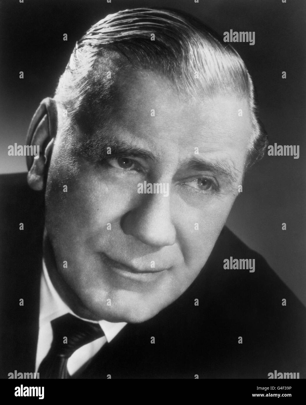 Portrait of Val Parnell, Director of Associated Television Ltd. Stock Photo