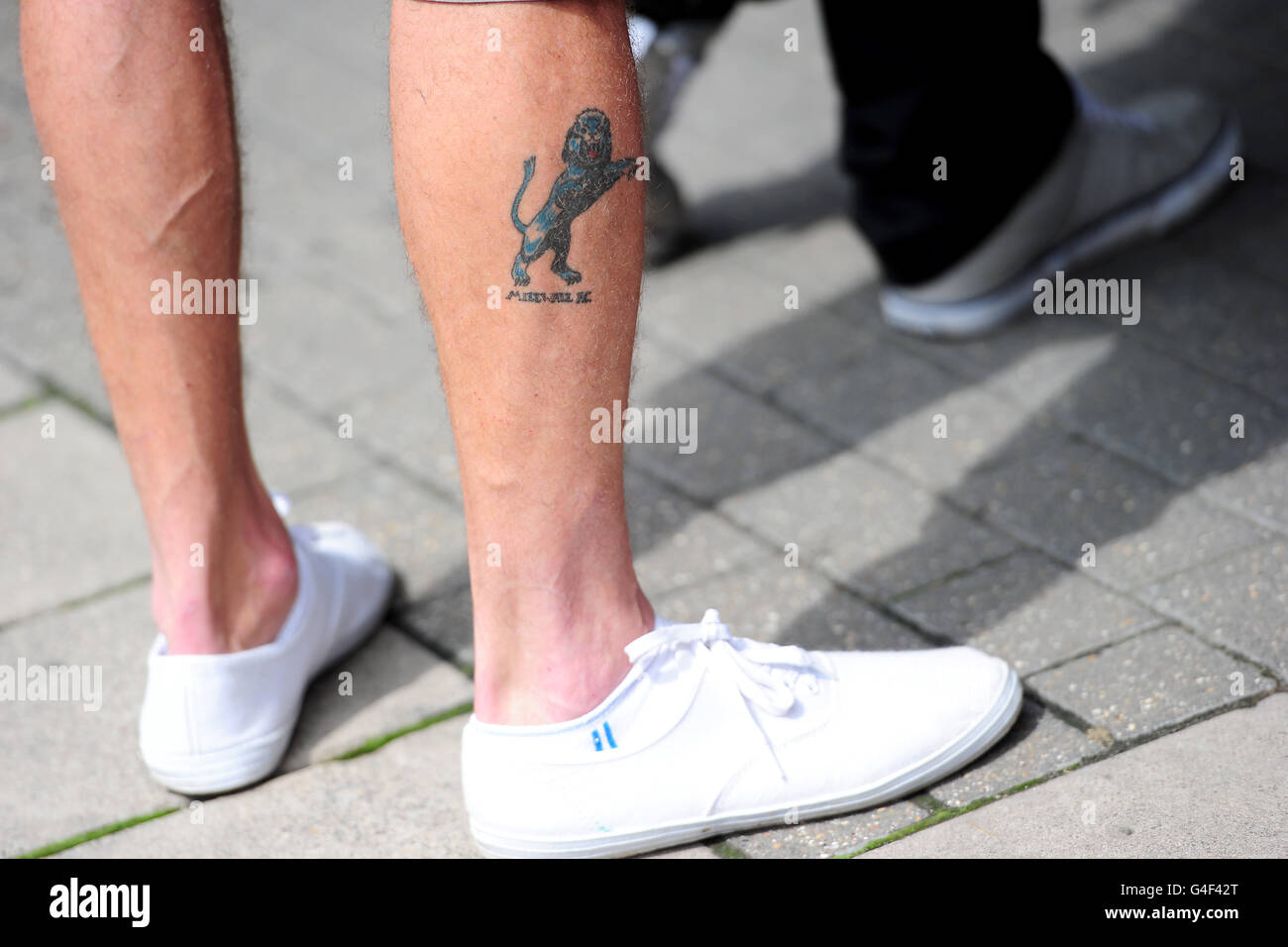 Soccer fan tattoo hi-res stock photography and images - Alamy