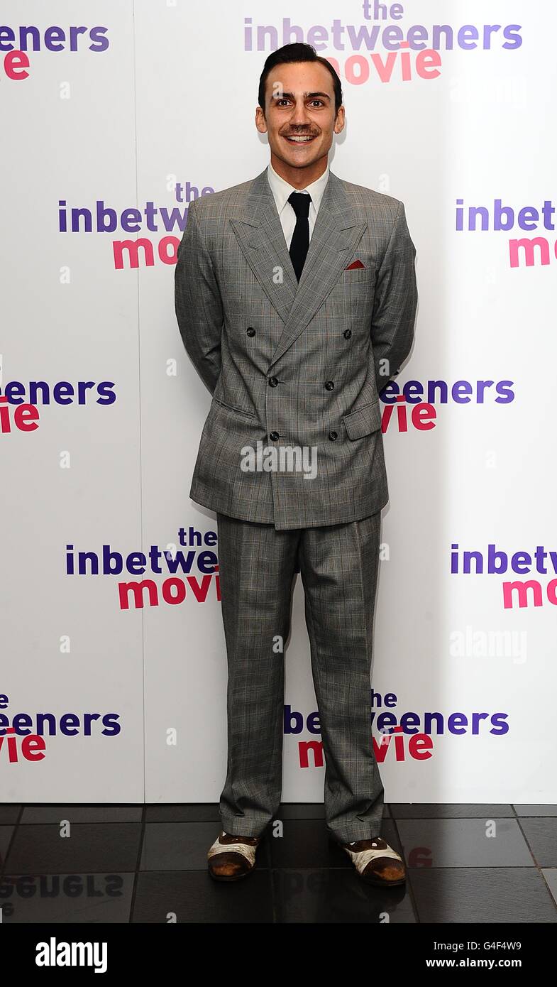 Henry Lloyd-Hughes arriving for the world premiere of The Inbetweeners Movie, at the Vue Cinema, Leicester Square, London. Stock Photo