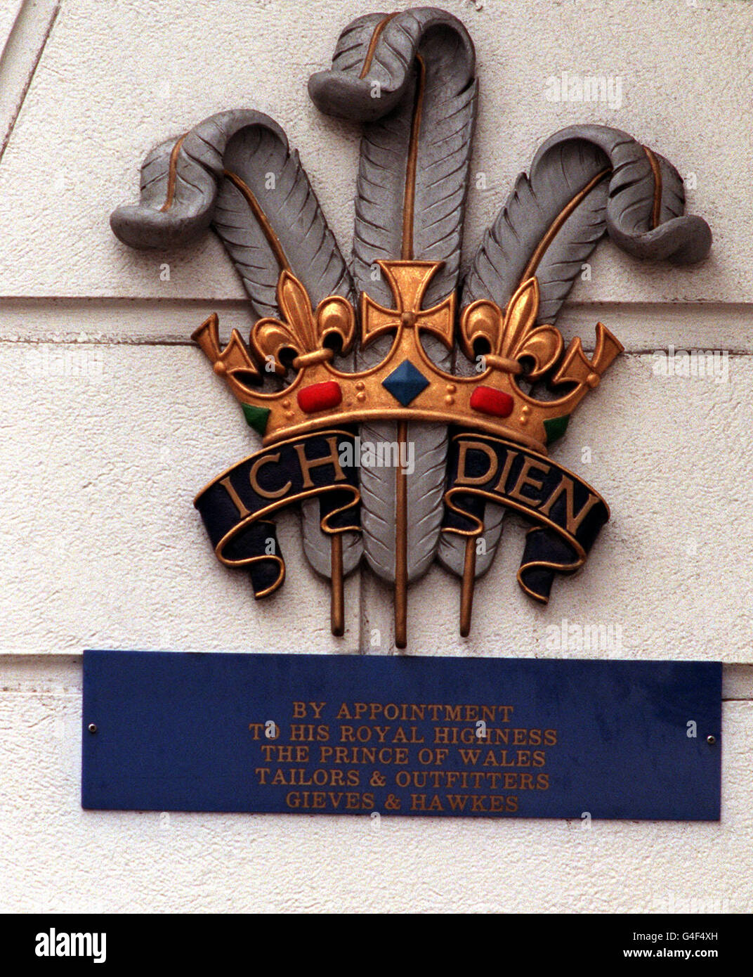 Prince of wales feathers hi-res stock photography and images - Alamy