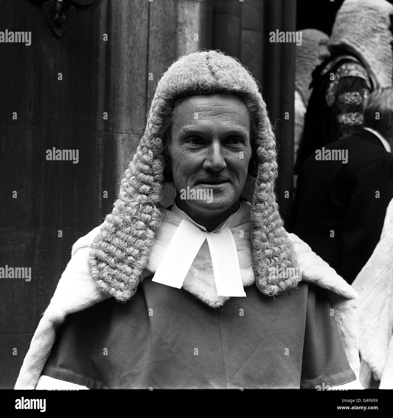 COURTS/Lord Justice Slynn Stock Photo