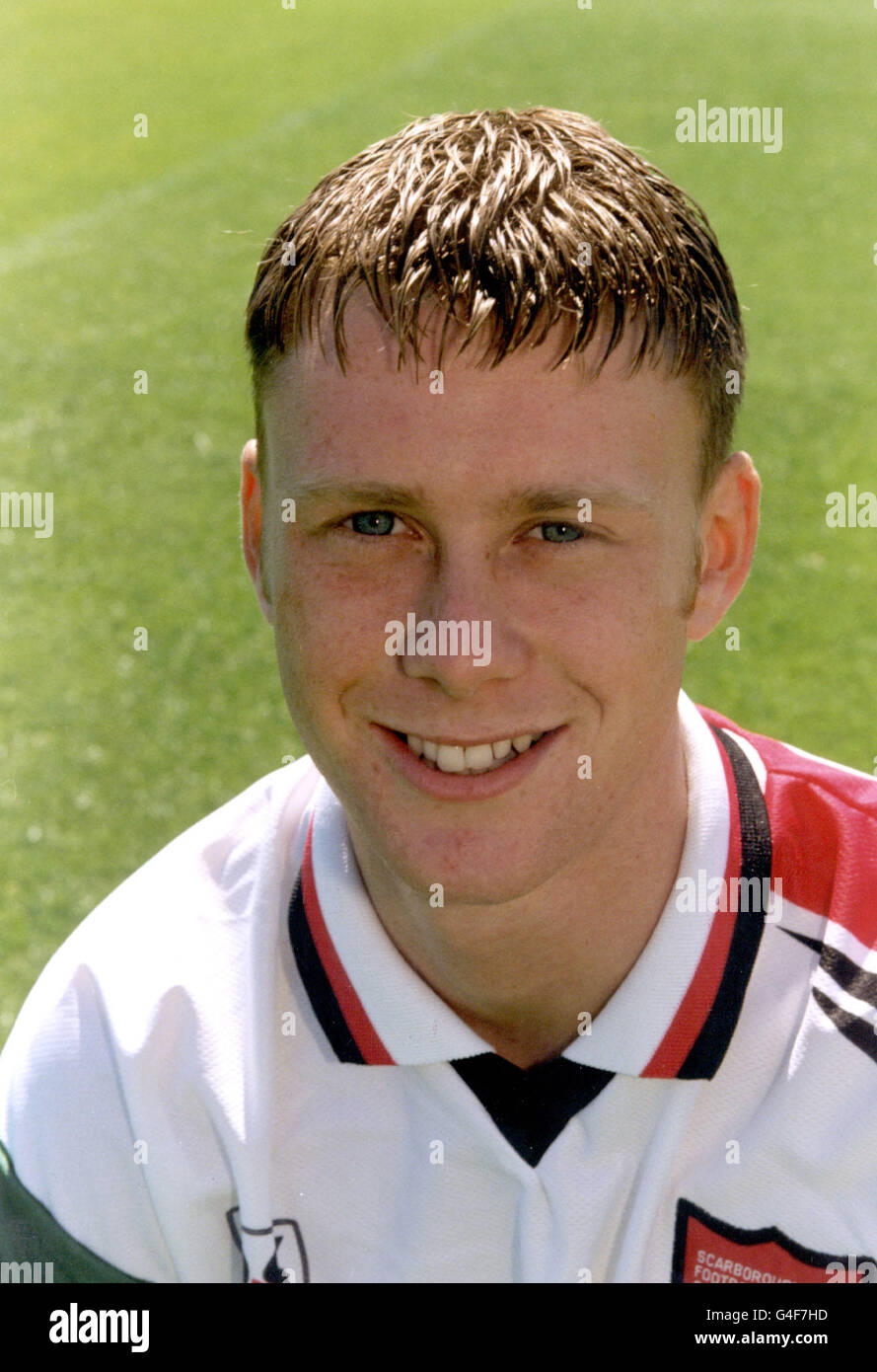 PA NEWS PHOTO 31/8/98 IAN MILLBOURNE OF SCARBOROUGH FOOTBALL CLUB. Stock Photo