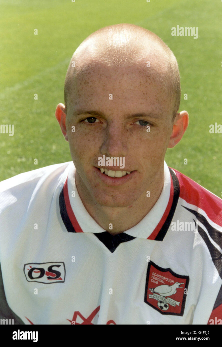 PA NEWS PHOTO 31/8/98 NEIL CAMPBELL OF SCARBOROUGH FOOTBALL CLUB. Stock Photo