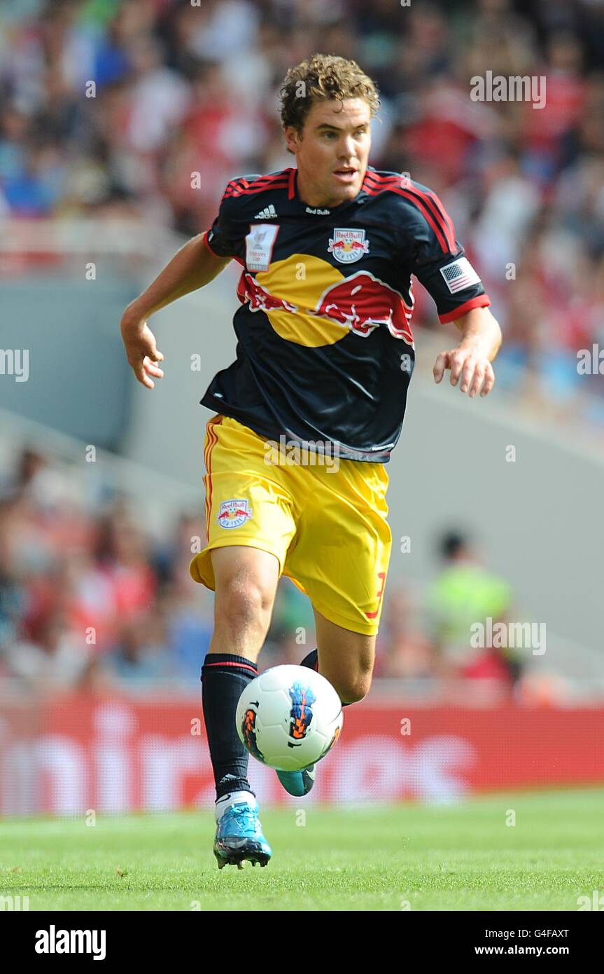 Soccer - Emirates Cup 2011 - Arsenal v New York Red Bulls - Emirates Stadium. Chris Albright, New York Red Bulls Stock Photo